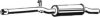 VW 175253200 Middle Silencer